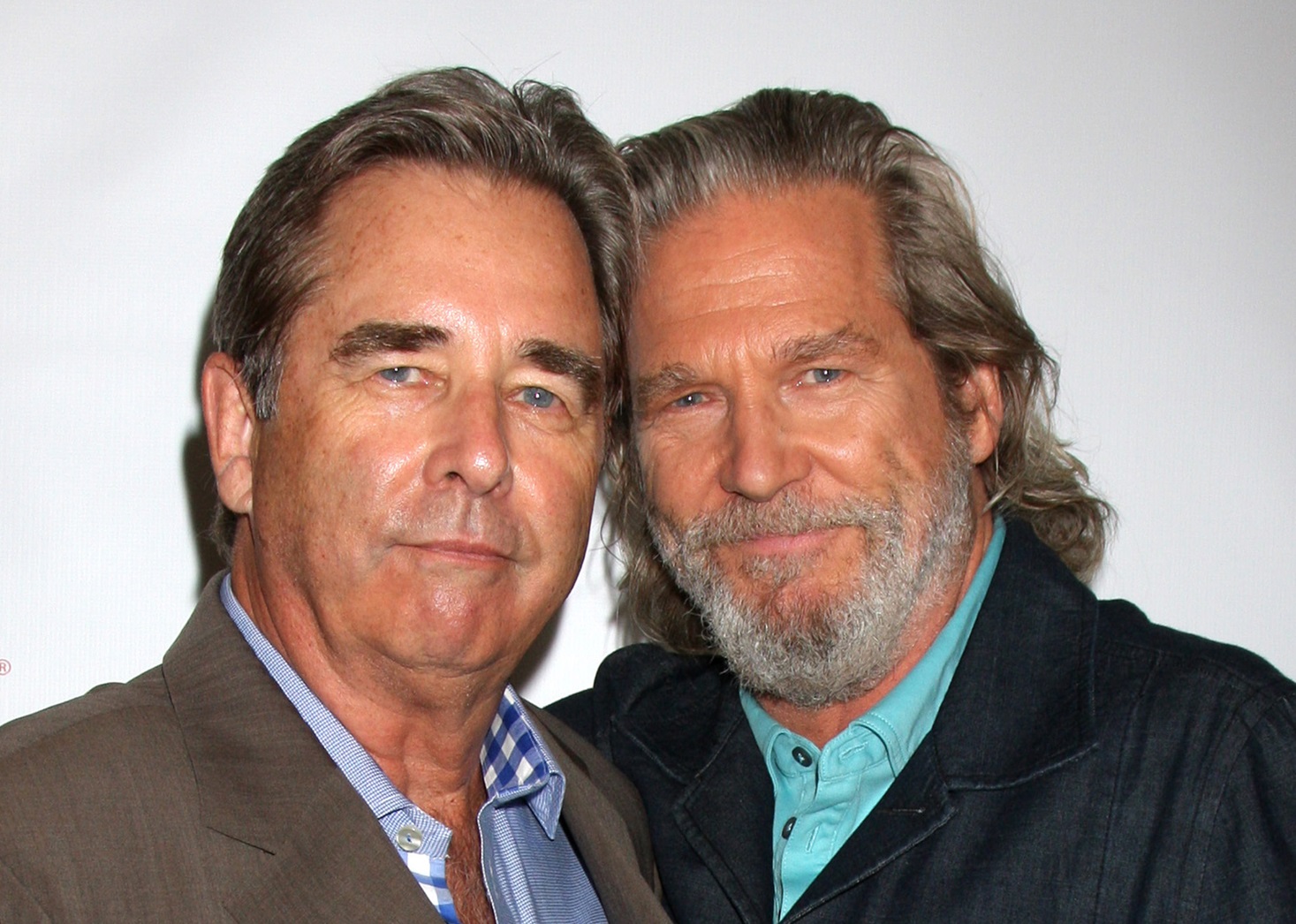 Beau Bridges (Brown suit), Jeff Bridges at the AARP Luncheon IHO Jeff Bridges at the Spago on August 1, 2014 in Beverly Hills, CA