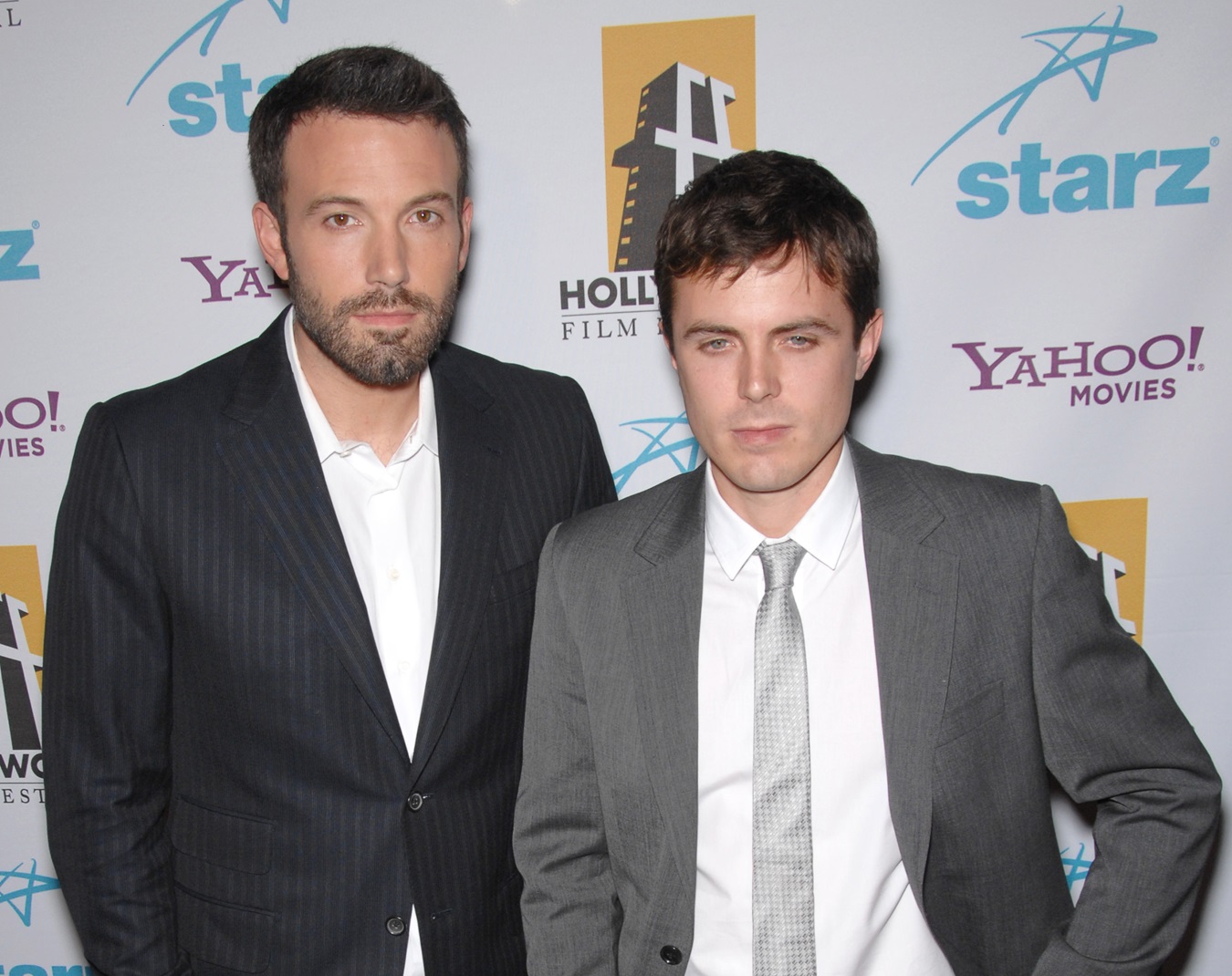 Ben Affleck (left) & Casey Affleck at the Hollywood Film Festival's 11th Annual Hollywood Awards - 2007