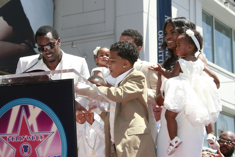 Actor-rapper Sean 'P Diddy' Combs and family - 2008