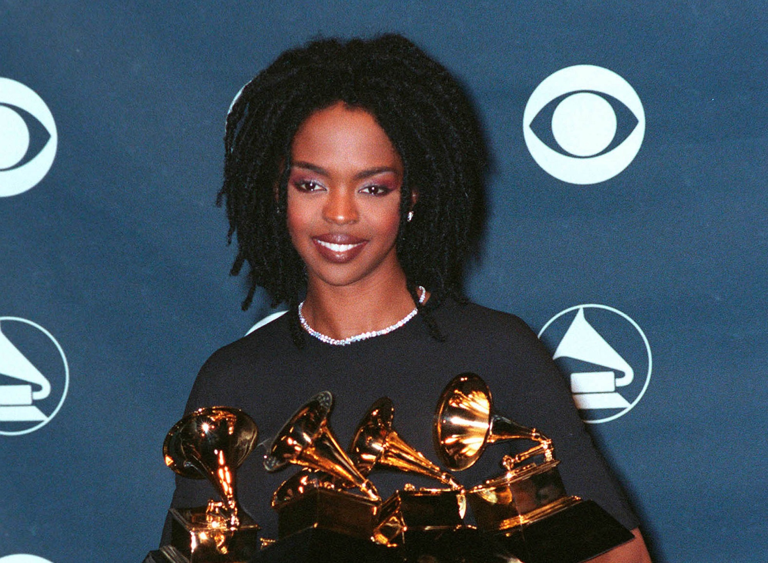 Pop star LAURYN HILL at the 41st Annual Grammy Awards in Los Angeles - 1999