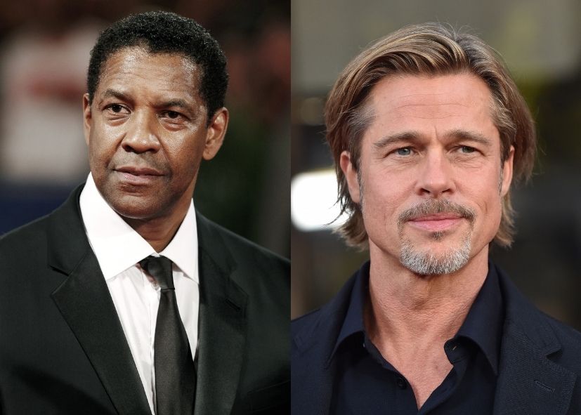 Denzel Washington and  Brad Pitt