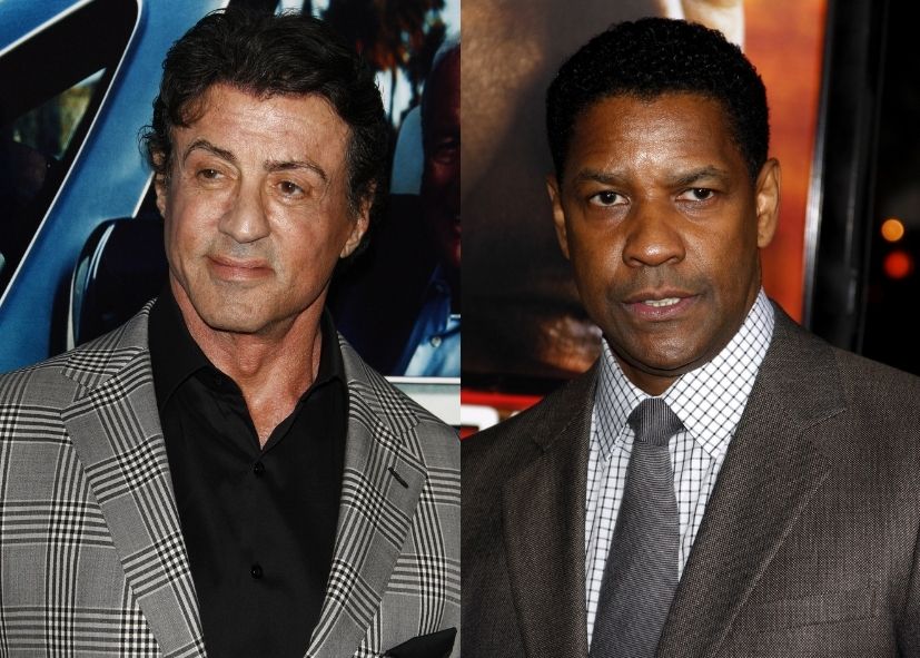 Sylvester Stallone and Denzel Washington