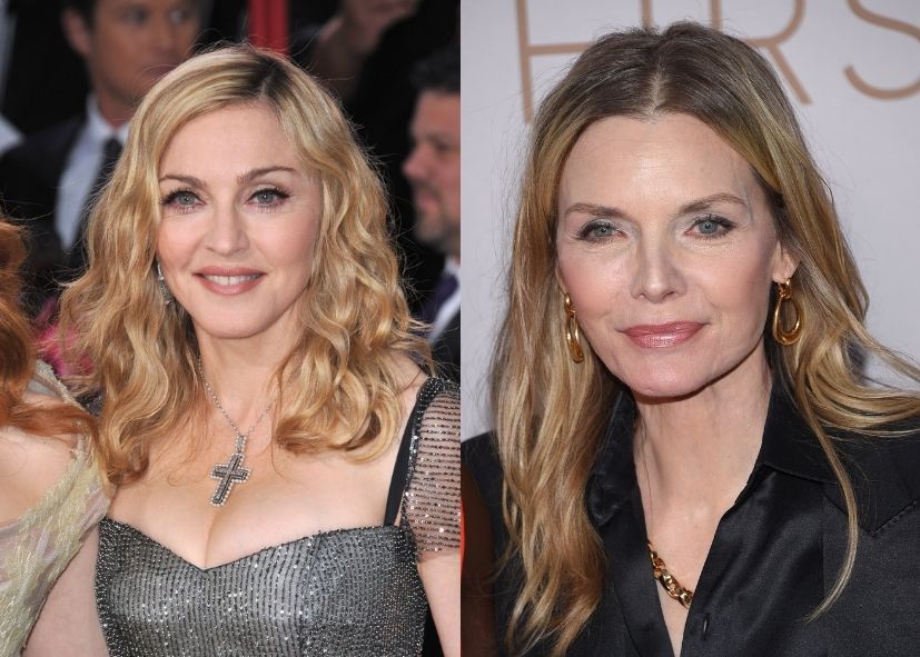 Madonna and Michelle Pfeiffer