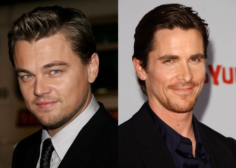 Leonardo DiCaprio and Christian Bale