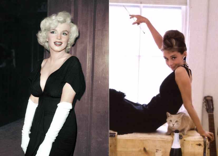 Marilyn Monroe and Audrey Hepburn