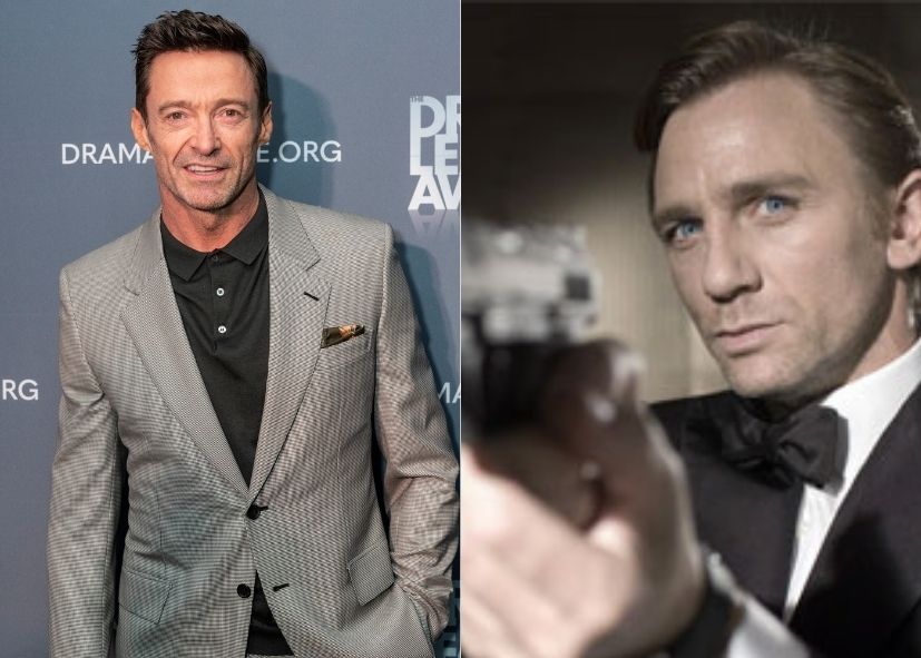 James Bond and  Hugh Jackman