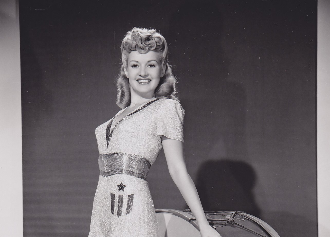 Pin-up photo of Betty Grable for the Jun. 25, 1943 issue of Yank