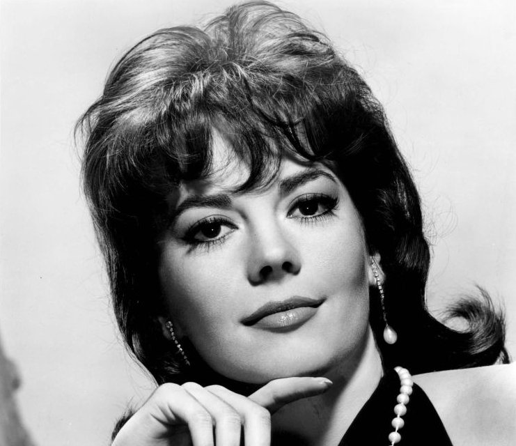 Grayscale Portrait Photo of Natalie Wood from 1963