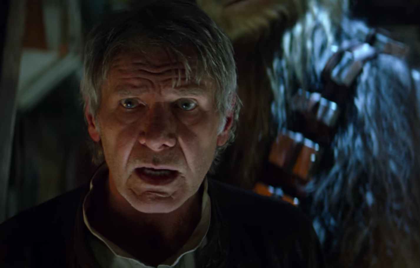 Screenshot of Harrison Ford from - Star Wars: The Force Awakens (2015)