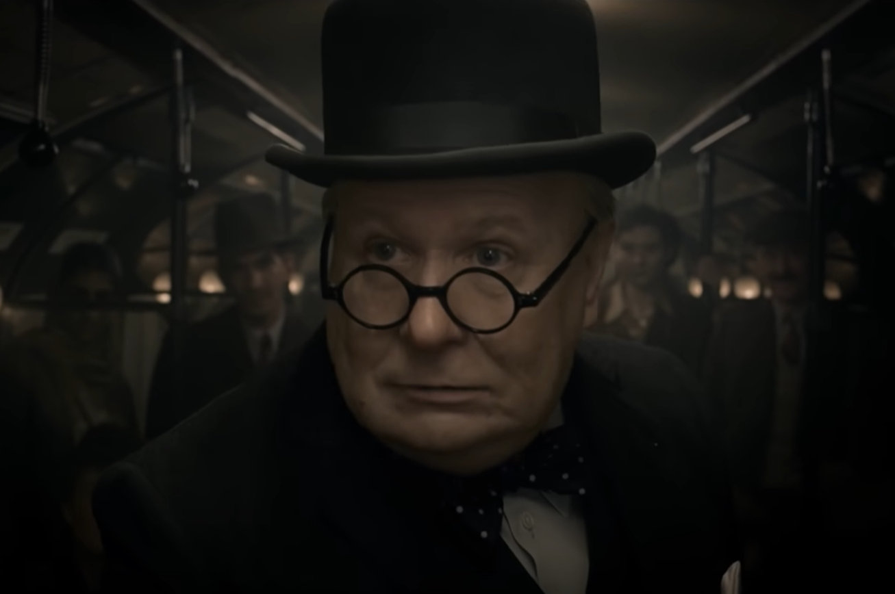 Screenshot of Gary Oldman from - Darkest Hour (2017)