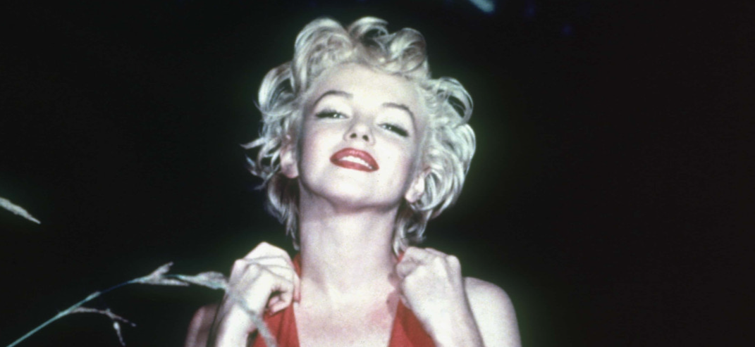 Marilyn Monroe In A Red Dress