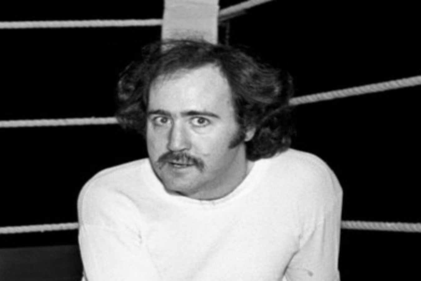 Andy Kaufman at a rehearsal for 'Teaneck Tanzi: The Venus Flytrap', a Broadway play - 1983
