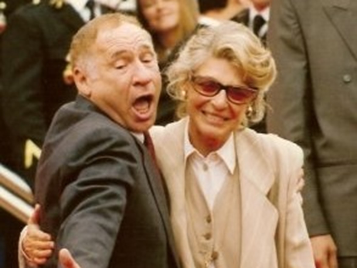 Mel Brooks and Anne Bancroft at the Cannes film festival - 1991