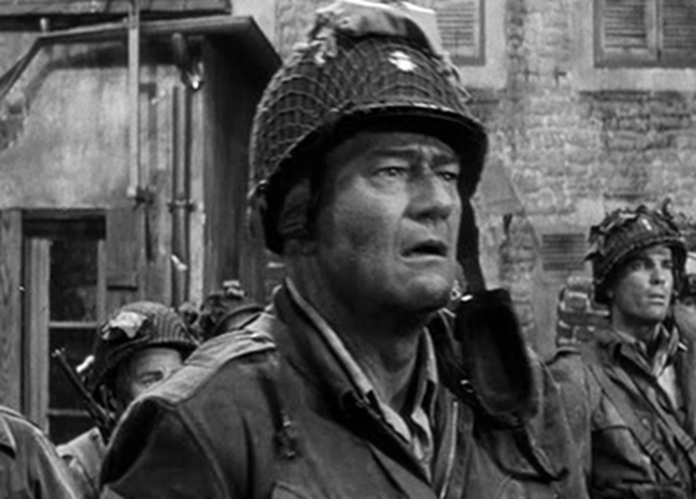 John Wayne as Lt. Col. Benjamin Vandervoort, in - The Longest Day (1962)