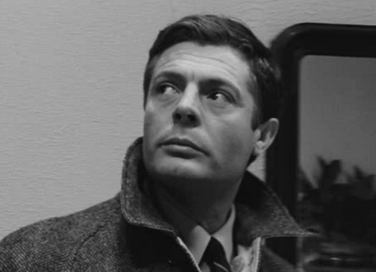 Marcello Mastroianni in a scene of the film L'assassino - 1961