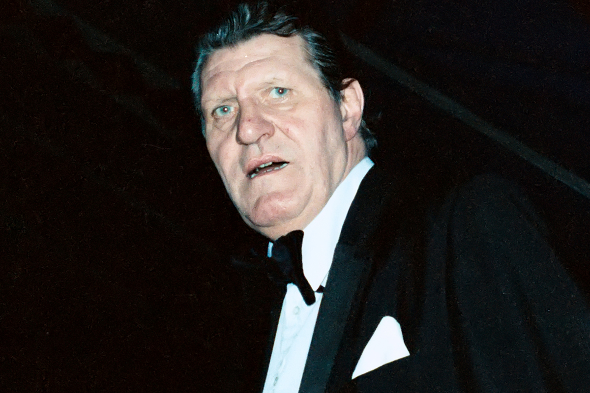 Tommy Cooper Backstage Police Concert Tent On Tooting Beck Common