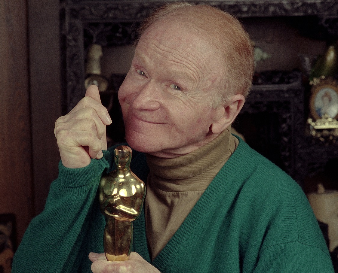 Legendary Comedian and Actor Red Buttons at home - 1999