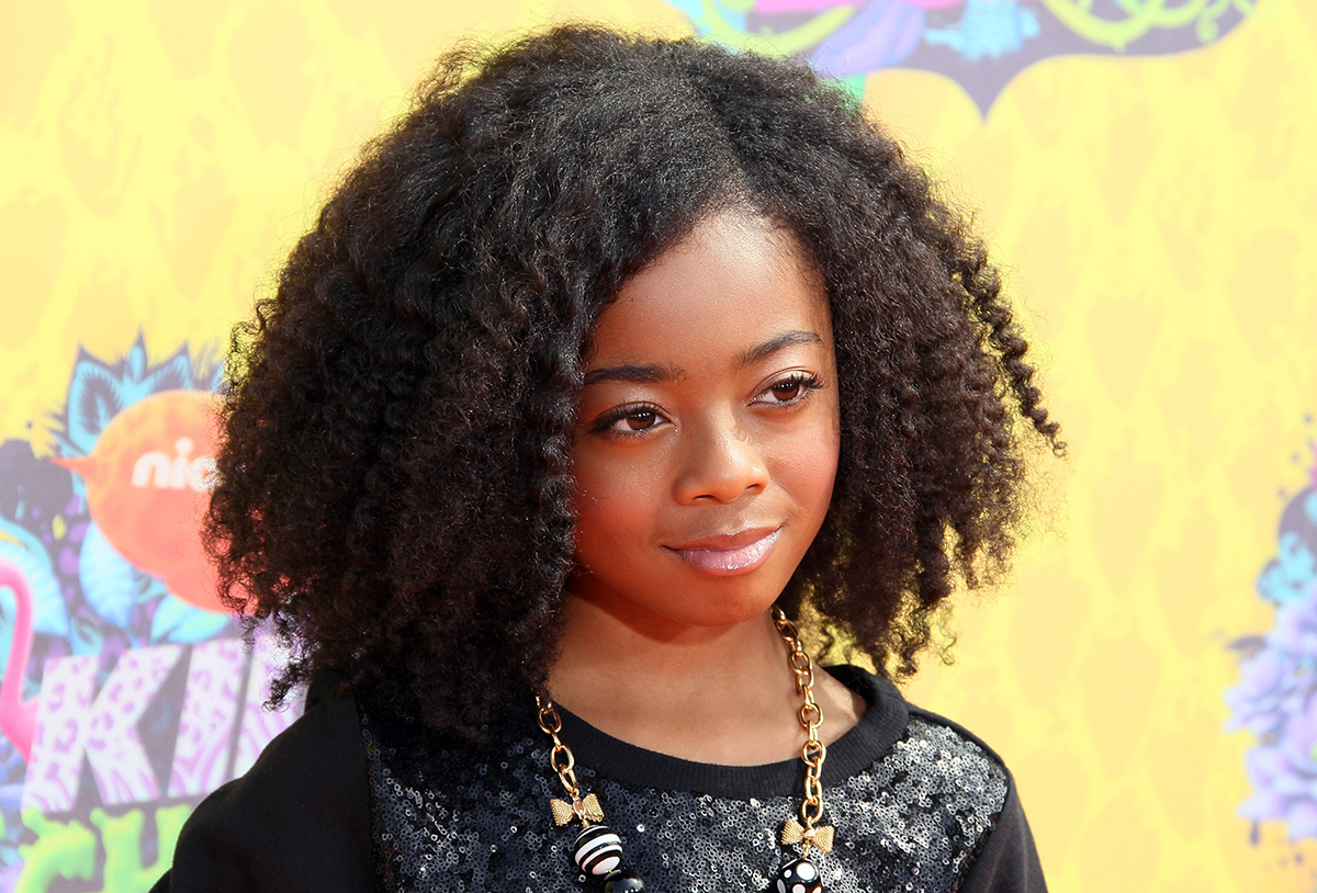 Actress Skai Jackson attends Nickelodeon's 27th Annual Kids' Choice Awards at USC Galen Center on March 29, 2014 in Los Angeles, California.