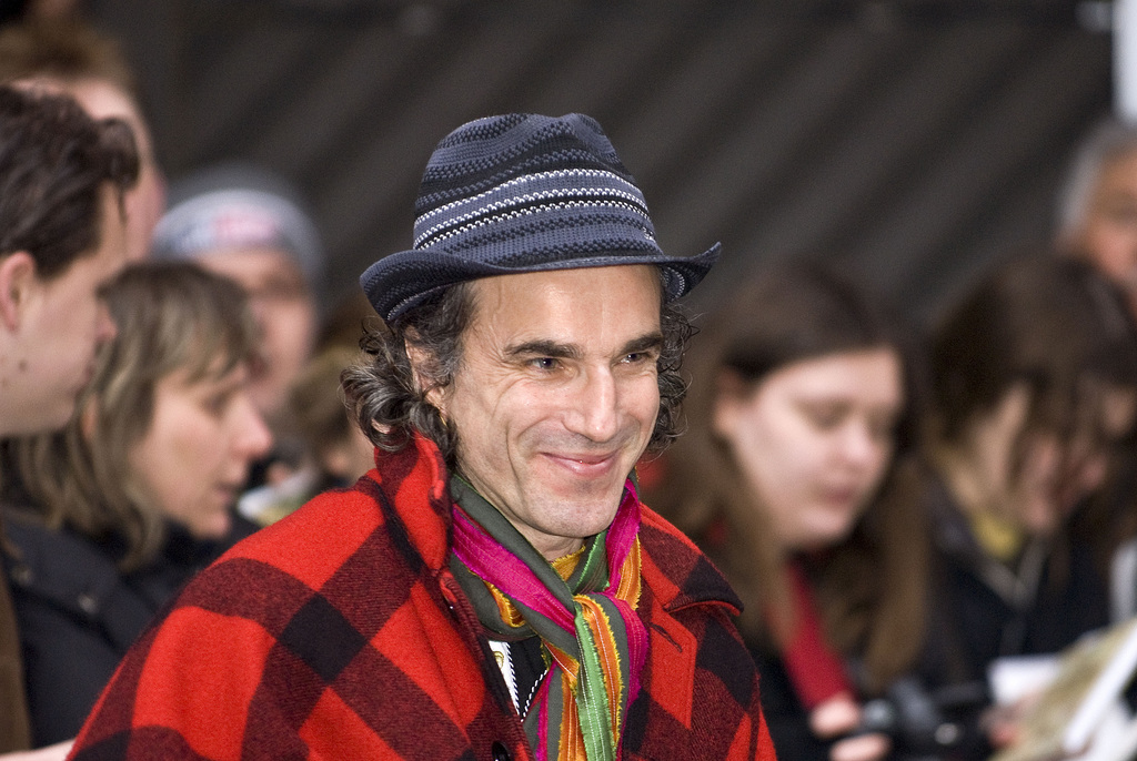 Portrait Photo of Daniel Day-Lewis, Leaving the press conference of 