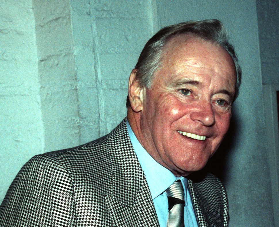 Portrait Photo of Actor Jack Lemmon leaves Chasens restaurant
