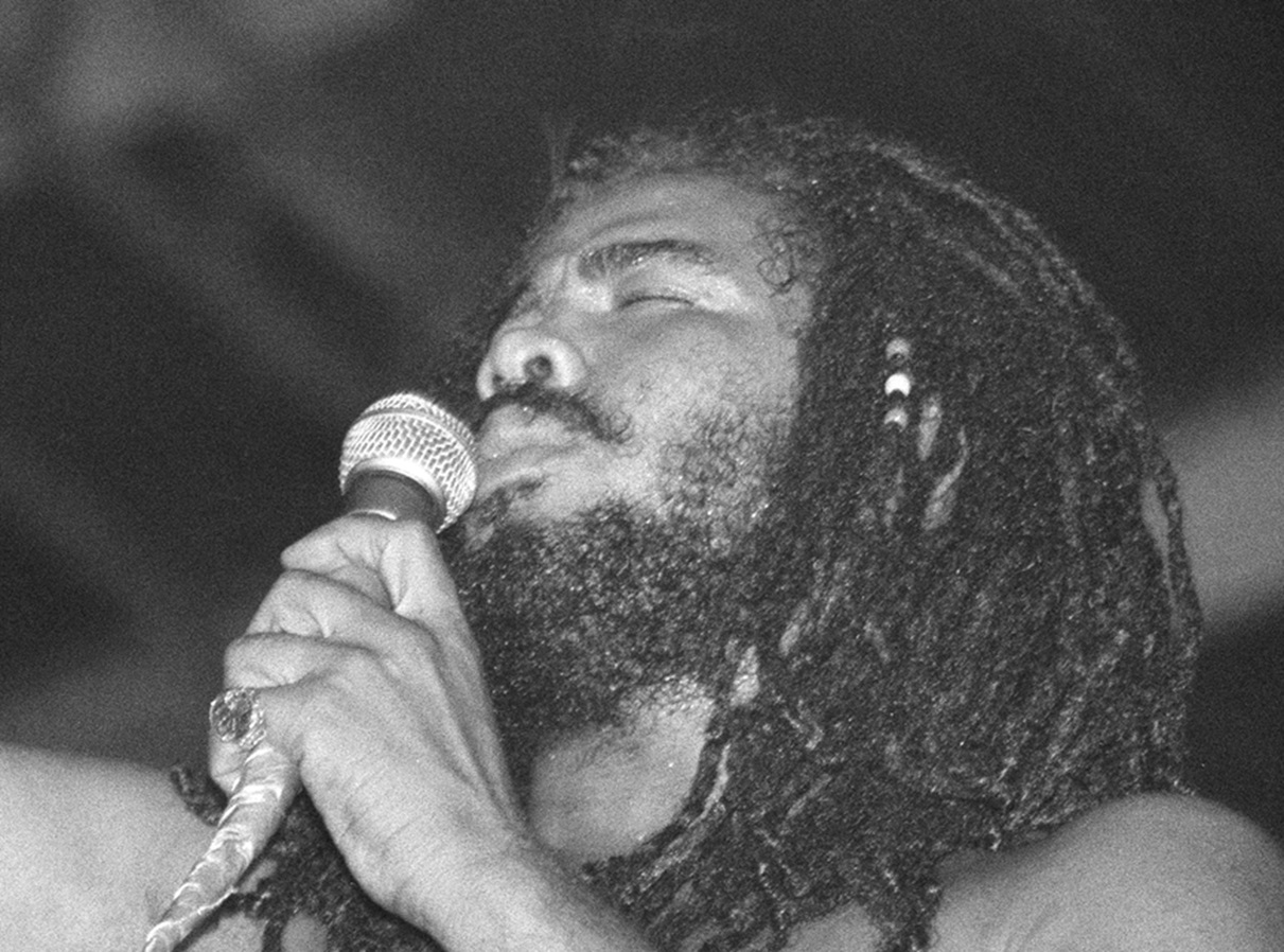 August 1979, Inner Circle, Jamaican reggae band, lead singer Jacob Miller.