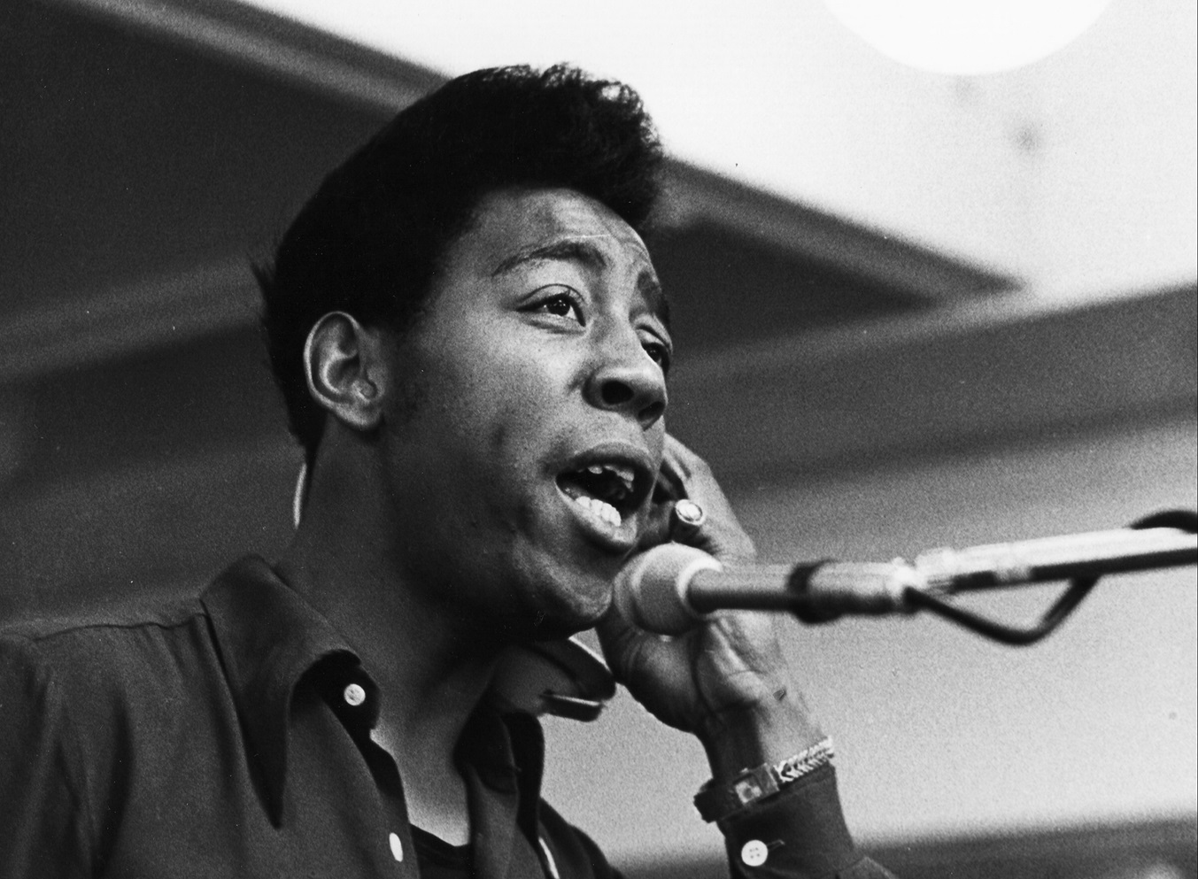 Arlester 'Dyke' Christian performing on stage - 1967