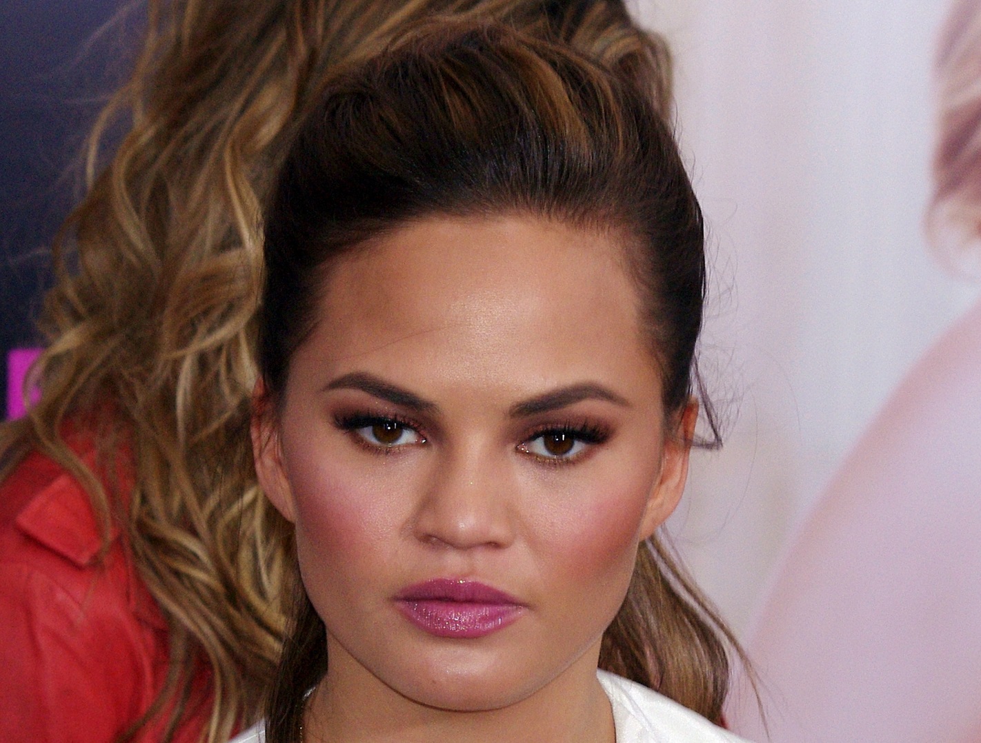 Christine Teigen at the 2012 premiere of What to Expect When You're Expecting in New York