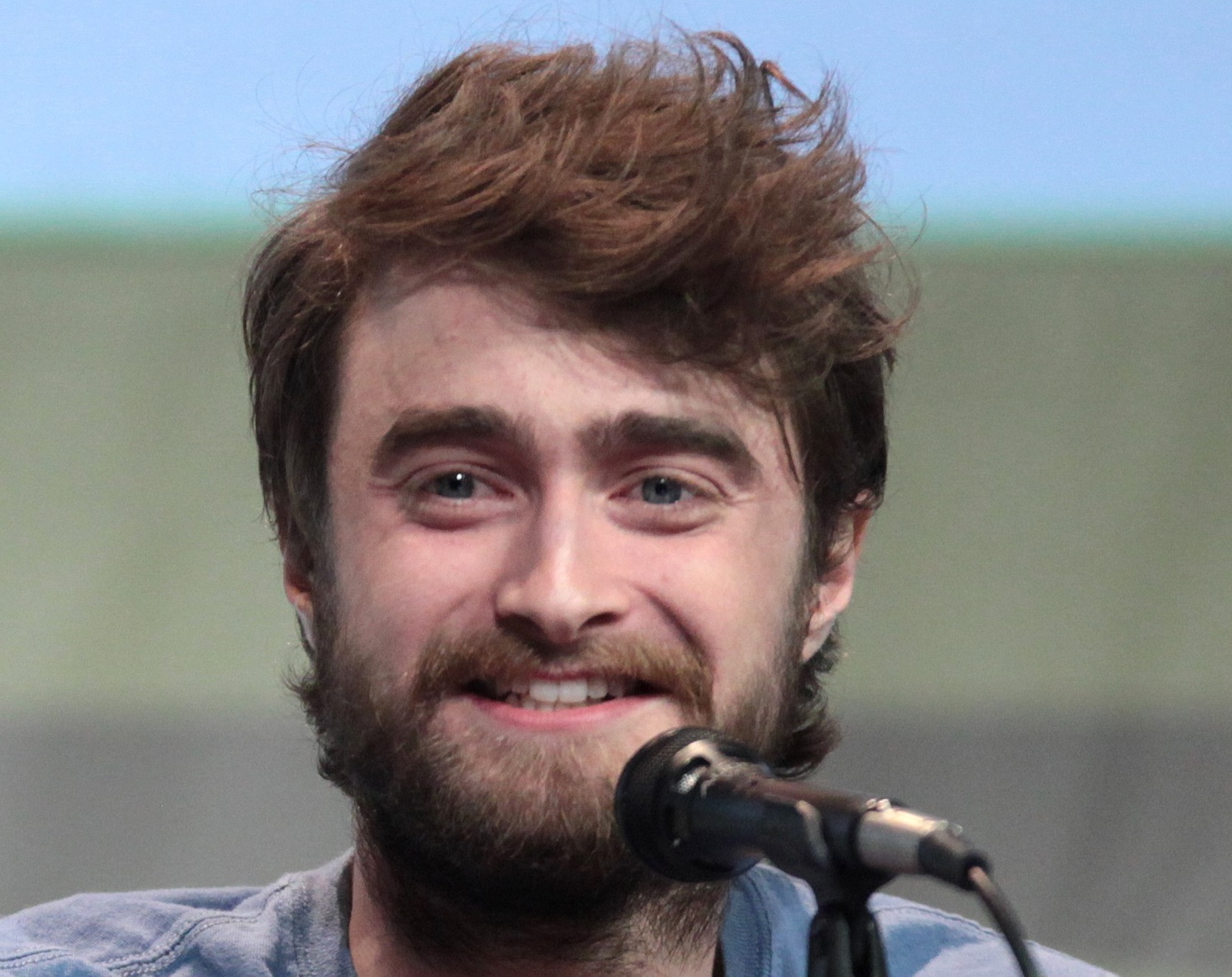 Daniel Radcliffe speaking at the 2015 San Diego Comic Con International