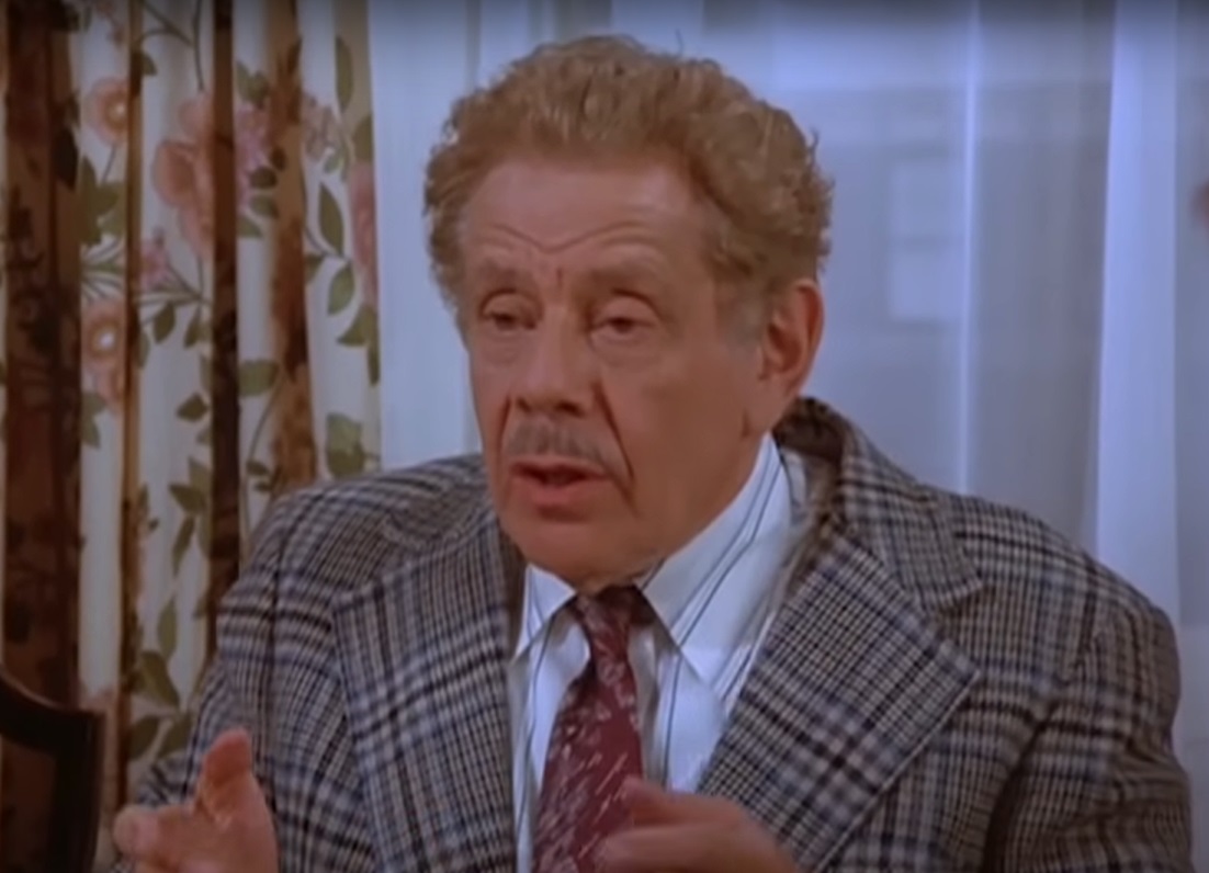 Screenshot from the television sitcom Seinfeld (1989-1998)