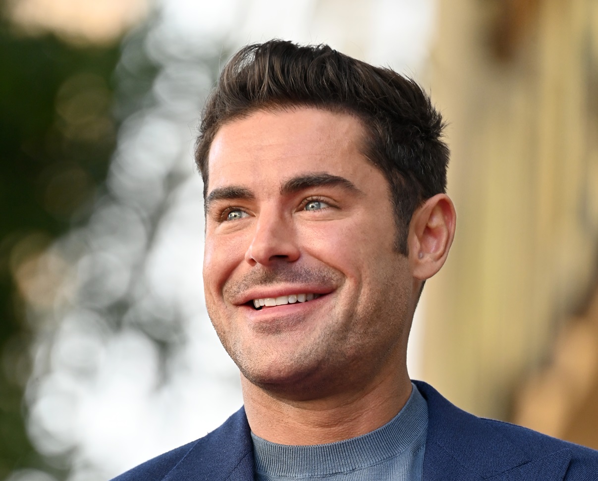 Zac Efron was honored with a star on the Hollywood Walk of Fame. - 2023