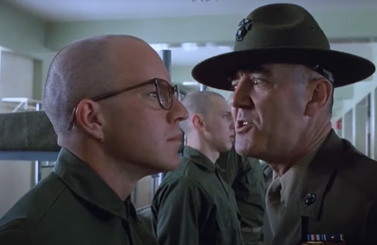 Screenshot from the movie Full Metal Jacket (1987)