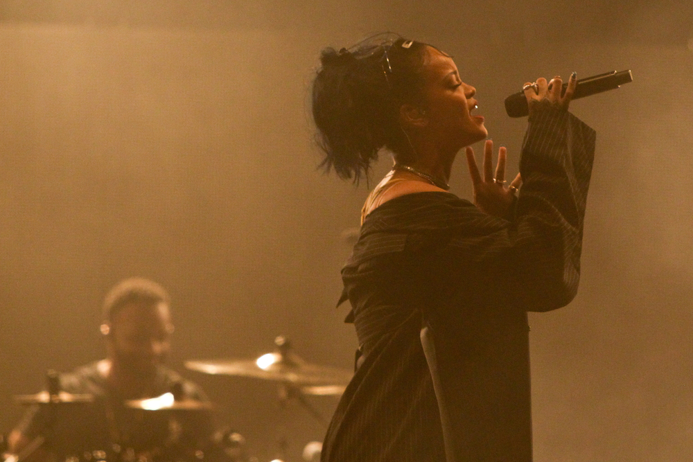 Recording artist Rihanna performs onstage during CBS RADIOs third annual We Can Survive