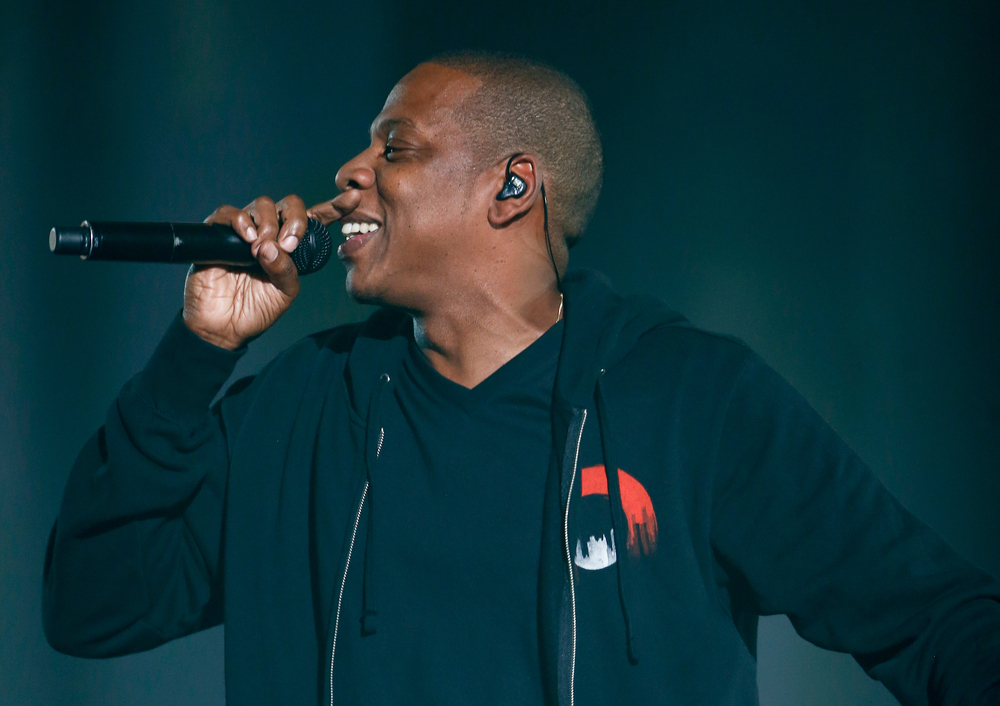Rapper Jay-Z performs onstage at the 2014 Global Citizen Festival