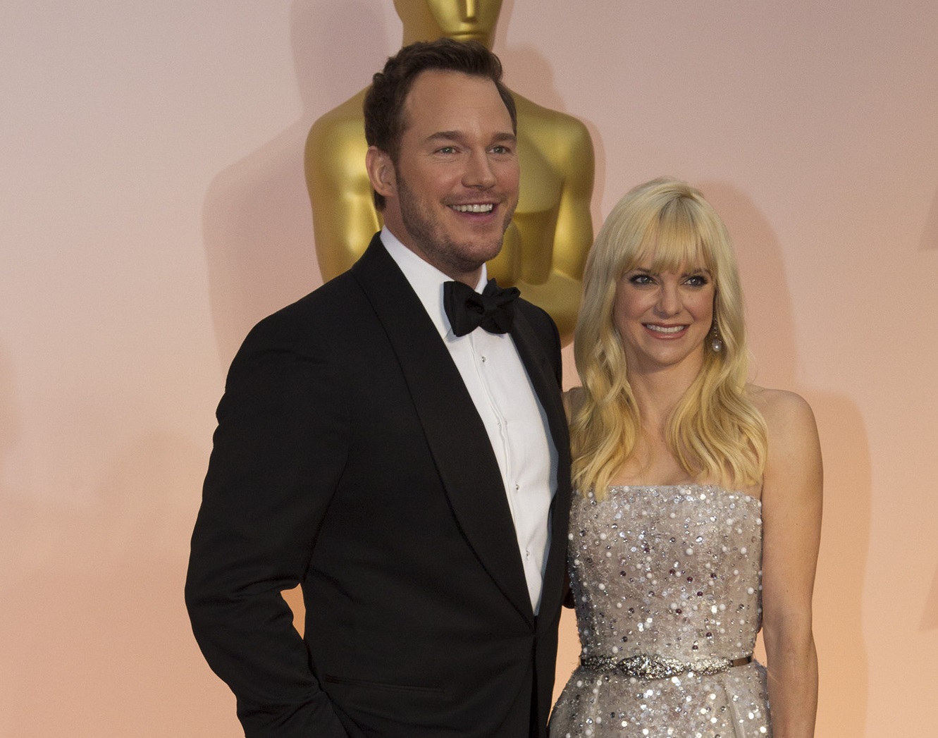 CHRIS PRATT, ANNA FARIS at The 87th Oscars - 2015