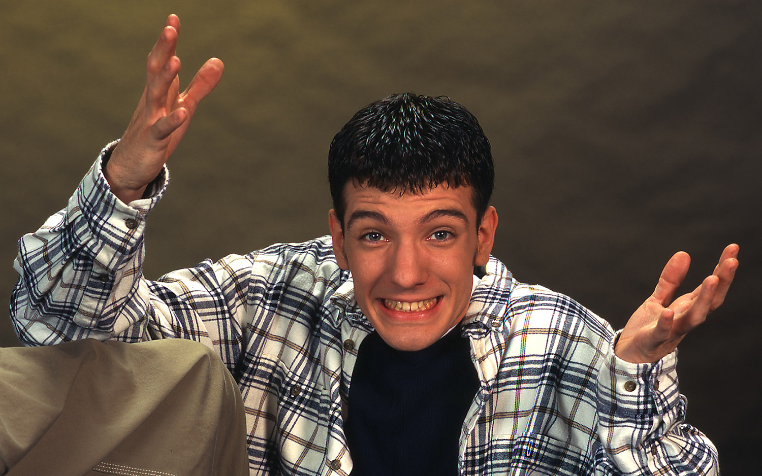 1997: American boyband NSYNC member JC Chasez. (Photo by BSR Agency/Gentle Look via Getty Images)