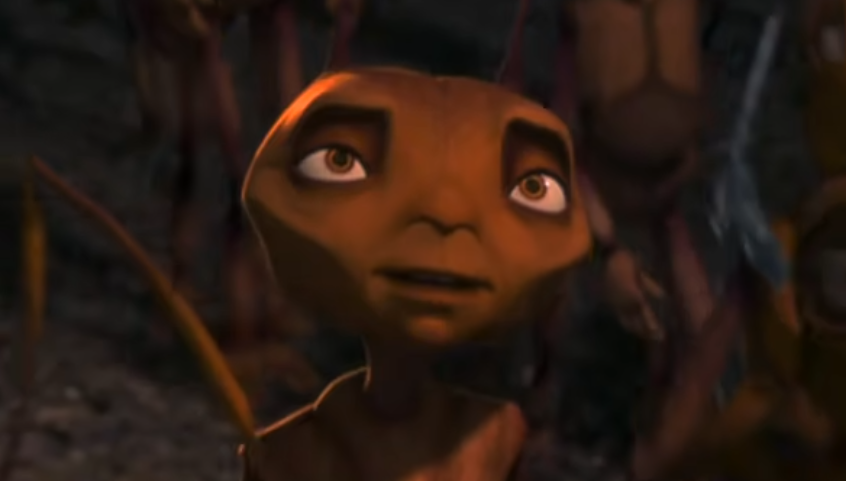 A snapshot from the movie 'Antz'