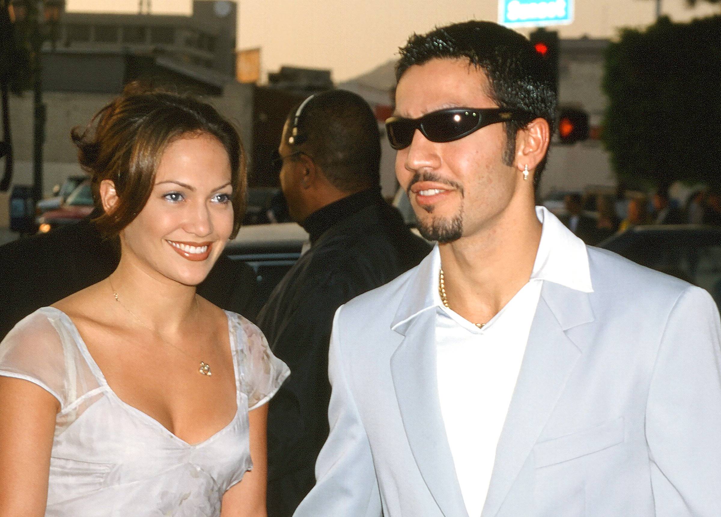 Ojani Noa and Jennifer Lopez at the 