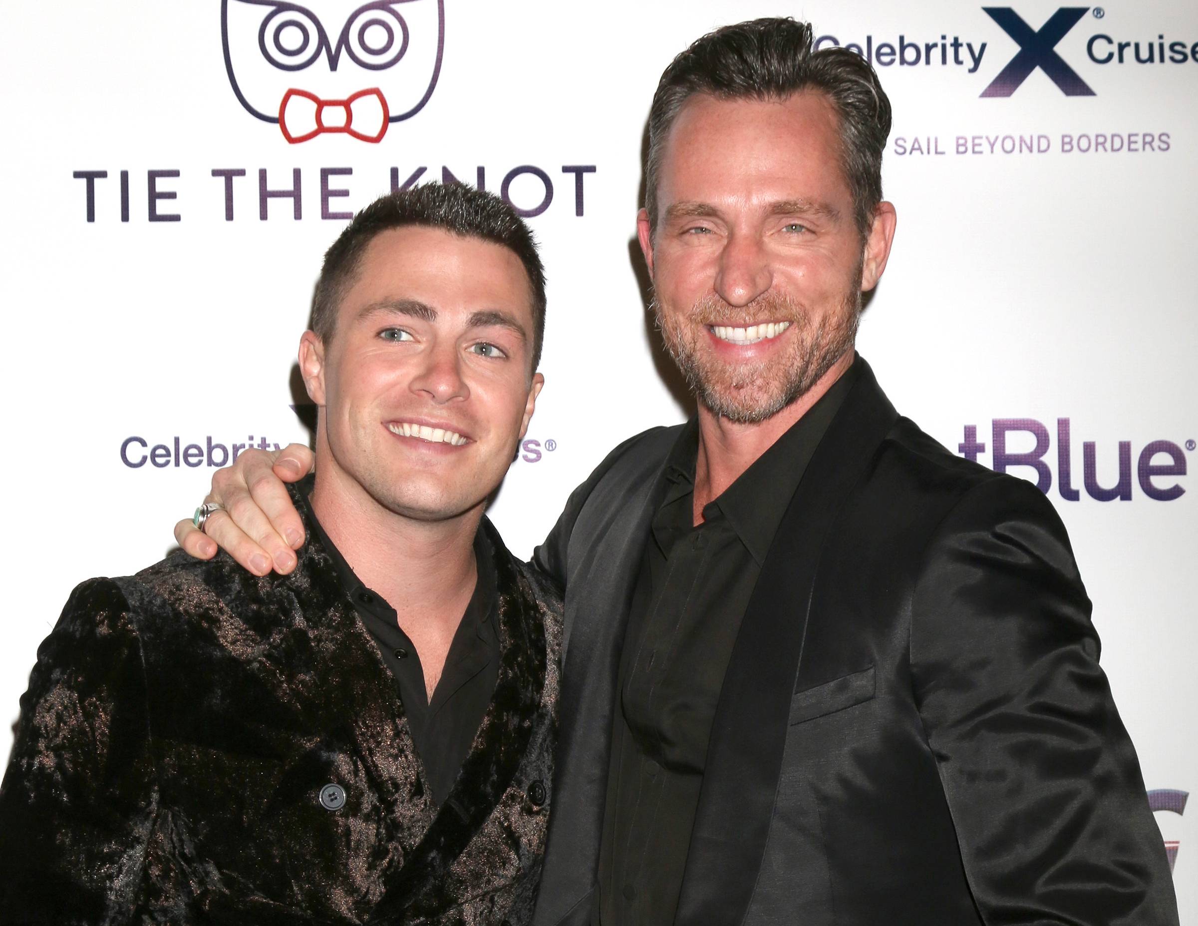 Colton Hayne and Jeff Leatham at an event