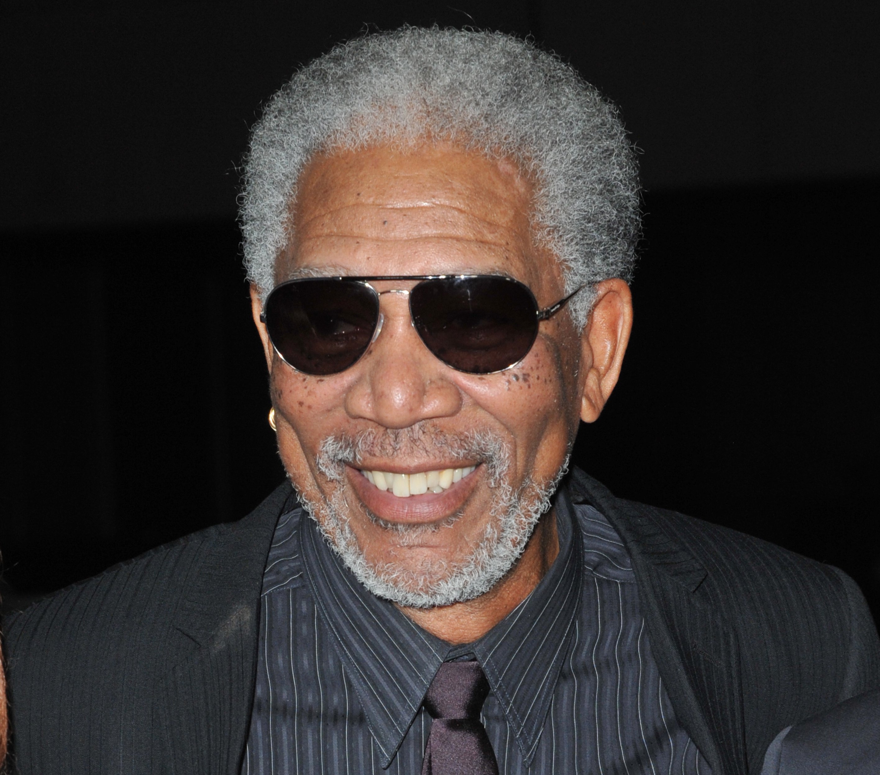 Morgan Freeman at the Los Angeles premiere of his new movie 