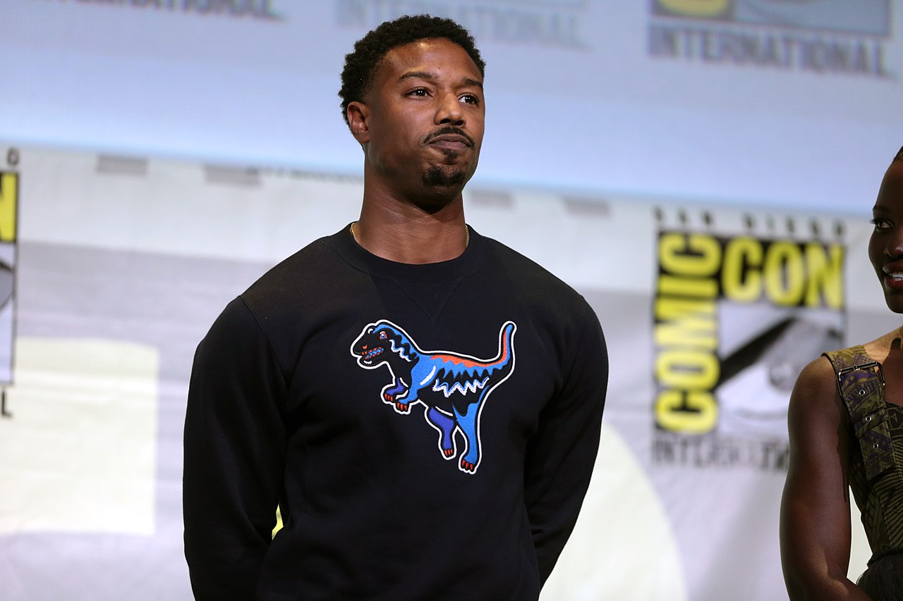 Michael B. Jordan at a convention