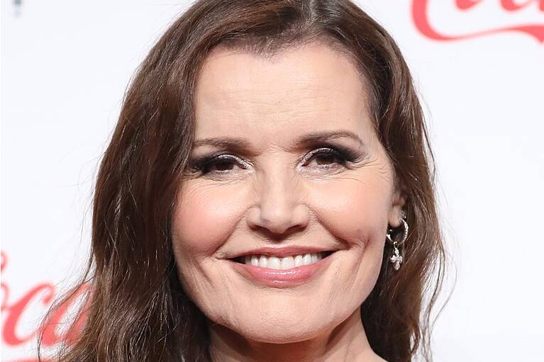Geena Davis on the red carpet