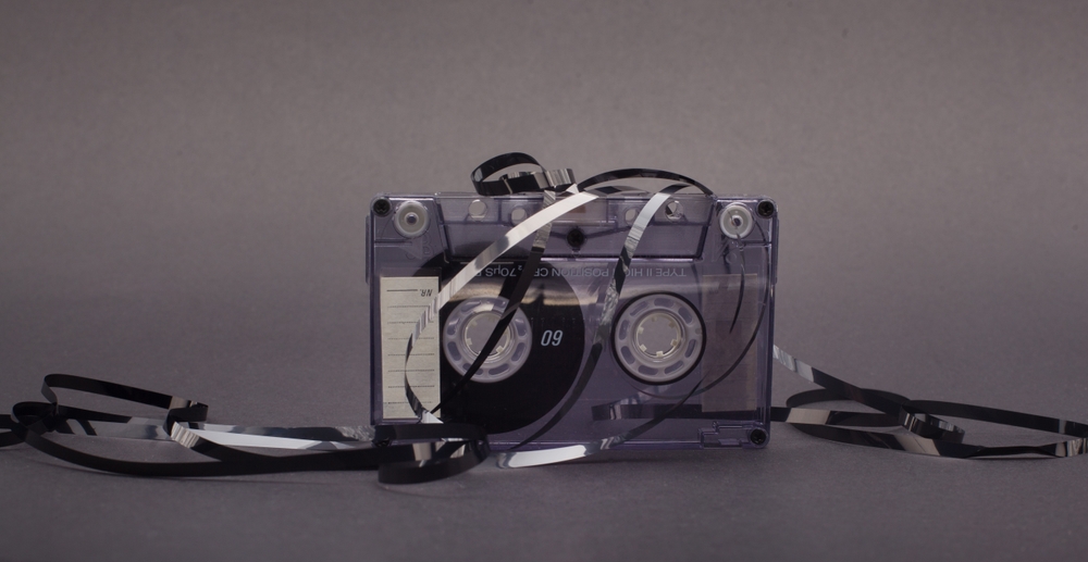 Tangled Tape from Vintage Audio Cassette