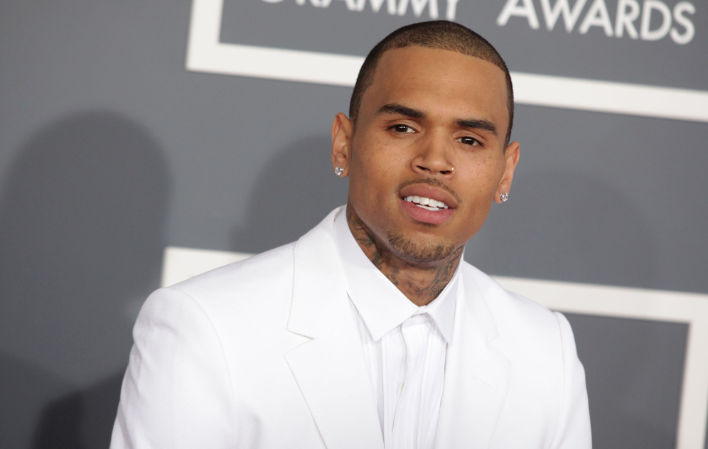 Chris Brown at the 2013 Grammy Awards