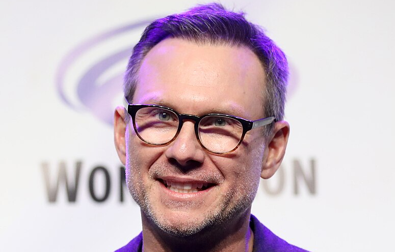 Christian Slater speaking
