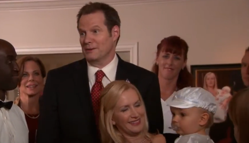 The Office - Angela and Senator Lipton
