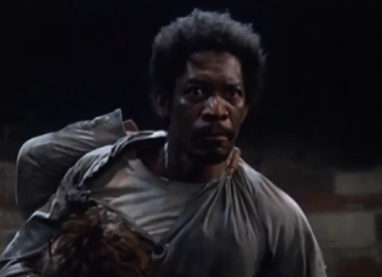 Screenshot of Morgan Freeman from Brubaker (1980)