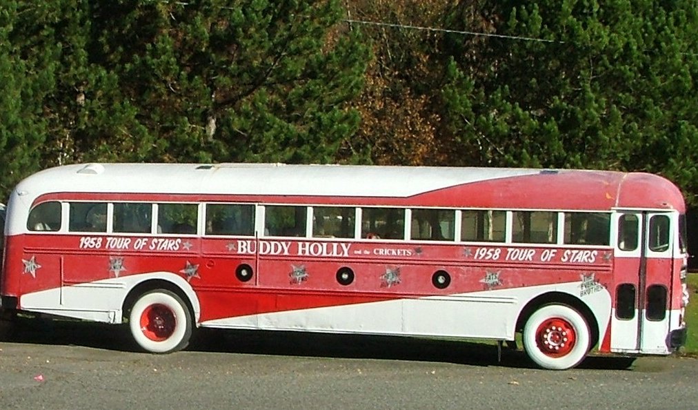 Buddy Holly tour bus