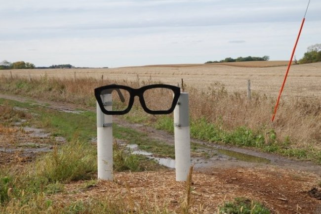 Glasses sign