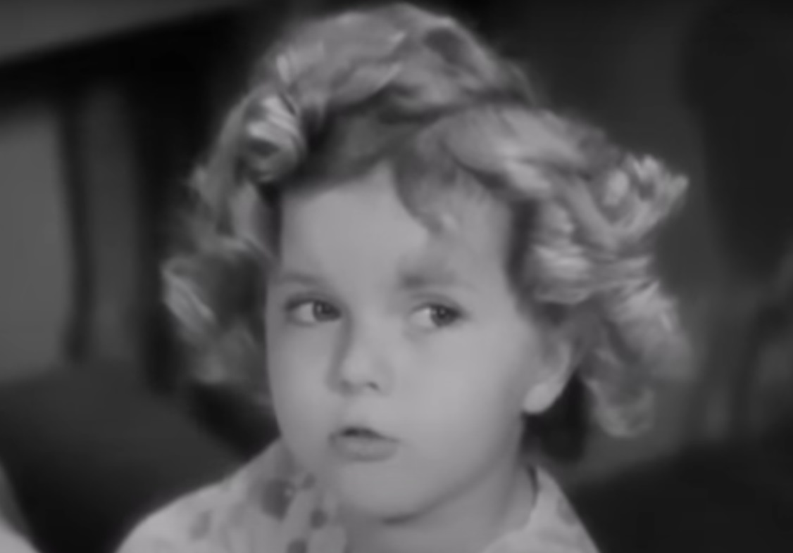 Screenshot from the movie Bright Eyes (1934)
