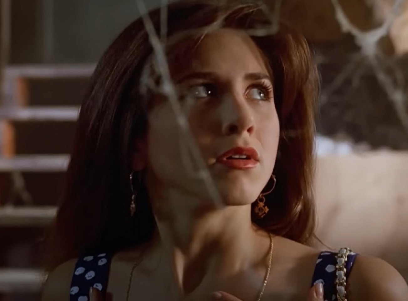 Screenshot of Jennifer Aniston from Leprechaun (1993)